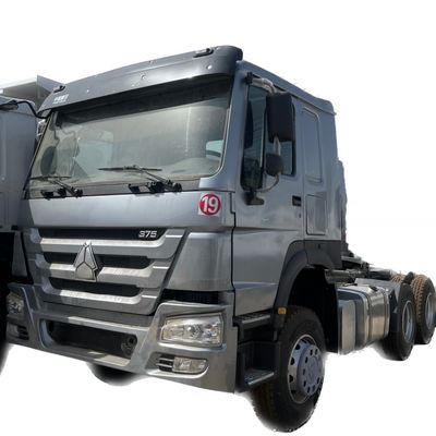 কেনা ভারী ট্রাক ম্যানুয়াল ব্যবহৃত Sinotruck Howo ট্র্যাক্টর ট্রাক 375HP ইউরো 2 নির্গমন মান জন্য online manufacture