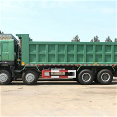ভালো দাম সিনোট্রুক কিভাবে ব্যবহার করা হয় 375HP 8X4 LHD এবং RHD 300L ডাম্প ট্রাক কার্গো বক্স দৈর্ঘ্য 7600*2300*1500MM অনলাইন