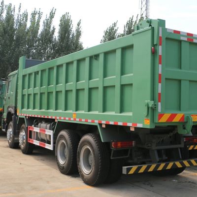 কেনা 12.00R20 টায়ার টাইপ HOWO 8x4 ইউরো 2 375HP বাম ড্রাইভ 7.6 * 2.3 * 1.5 মিটার লোড বক্স সহ ভারী ডাম্প ট্রাক online manufacture