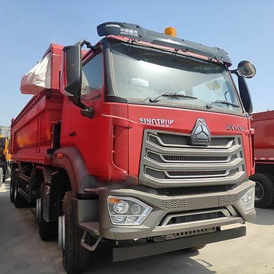 ভালো দাম 8x4 12 হুইলার 40 টন সিনোট্রাক ডাম্প ট্রাক, 12 টায়ার টিপার ট্রাক EUR 2 380hp অনলাইন