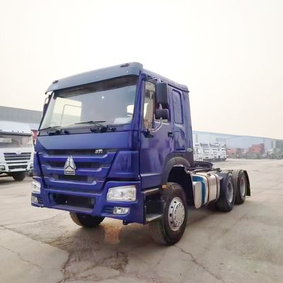 ভালো দাম আফ্রিকায় সুলভ ব্যবহৃত HOWO 6X4 375HP ট্র্যাক্টর ট্রাক হেড অনলাইন