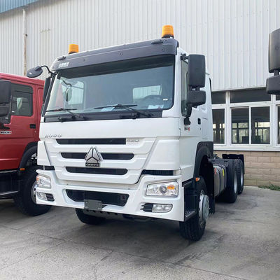 ভালো দাম EURO2 ব্যবহৃত সিনোট্রাক হাও 6x4 ট্র্যাক্টর ট্রাক হেড ম্যানুয়াল এয়ার কন্ডিশনার সহ অনলাইন