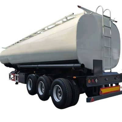 ভালো দাম 45000L ব্যবহৃত পেট্রোলিয়াম ট্যাঙ্ক ট্রেলার বিক্রয়ের জন্য, 3axles 3 compartments জ্বালানি ট্যাঙ্কার আধা ট্রেলার অনলাইন