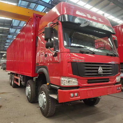 ভালো দাম 8X4 এলএইচডি 371-হর্স পাওয়ার HOWO কাস্টমাইজযোগ্য স্টিয়ারিং এবং হর্স পাওয়ার কনফিগারেশন টায়ার 12.00R20 ইঞ্জিন WEICHAI অনলাইন