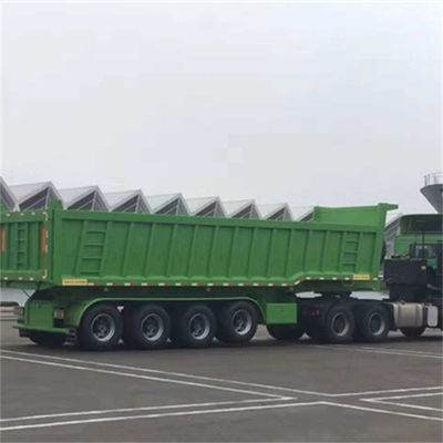 ভালো দাম 3/4Axle 12R20 টায়ার সাইড ওয়াল বেধ 6 মিমি নীচের প্লেট বেধ 8 মিমি 24 এম 3 ডাম্প সেমি ট্রেলার অনলাইন